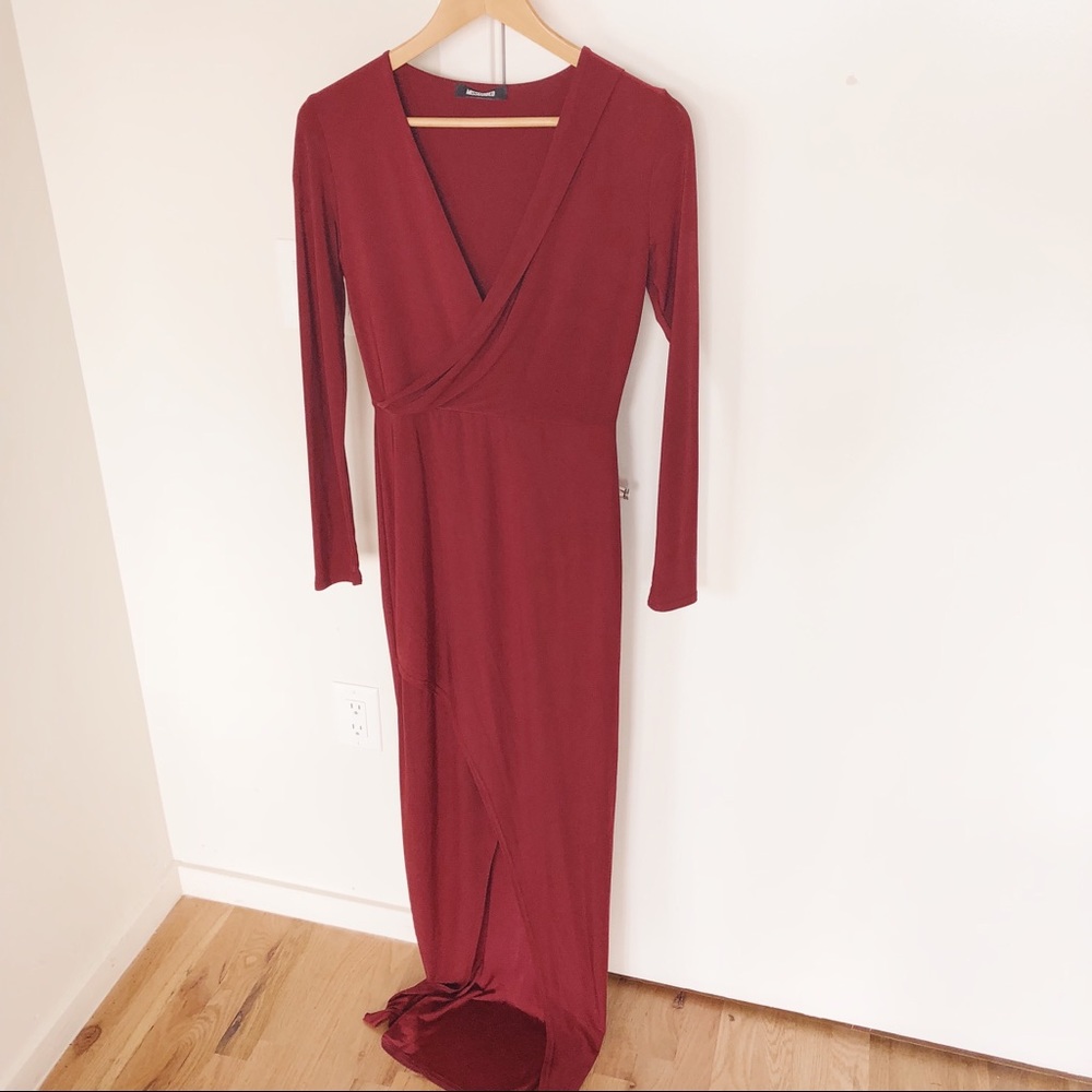 MISSGUIDED silky evening gown ⭐️